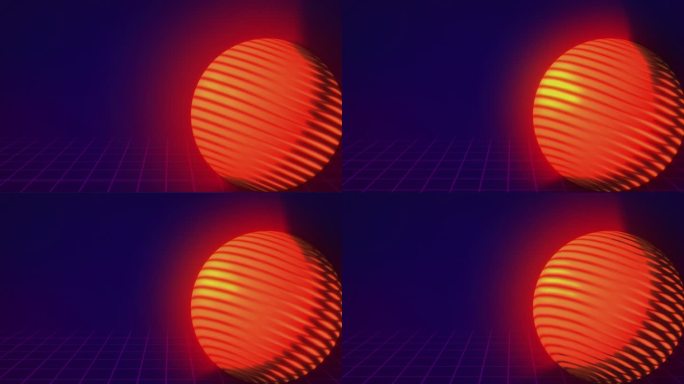 视频素材-球体圆形动态背景