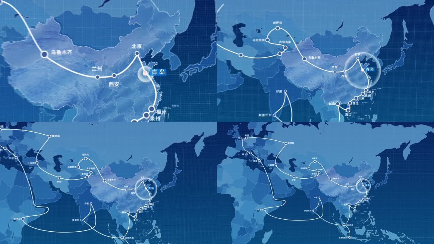 看一带一路地图，了解沿途都有哪些国家和城市_财经_凤凰网