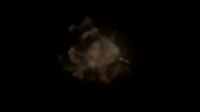 爆炸顶视图火焰爆炸流体模拟导弹