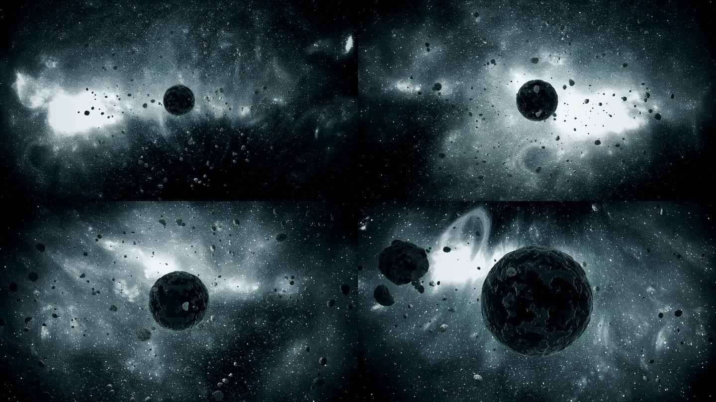 宇宙大爆炸神秘黑暗视频素材
