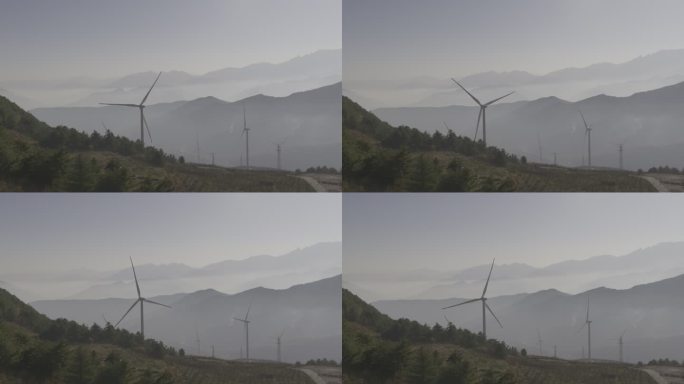 (4K60P超采NLOG）贡嘎山和风电站