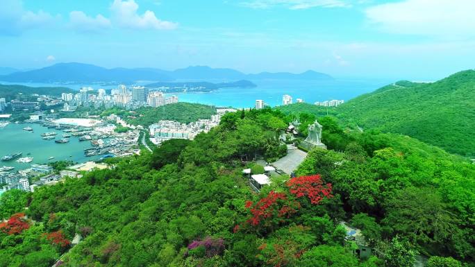 海南三亚鹿回头风景区