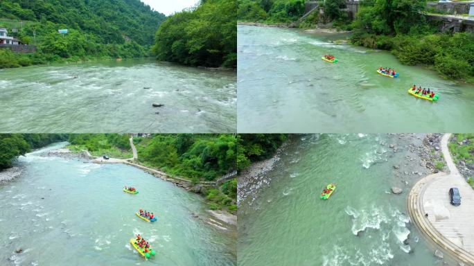 4K航拍峡谷漂流2