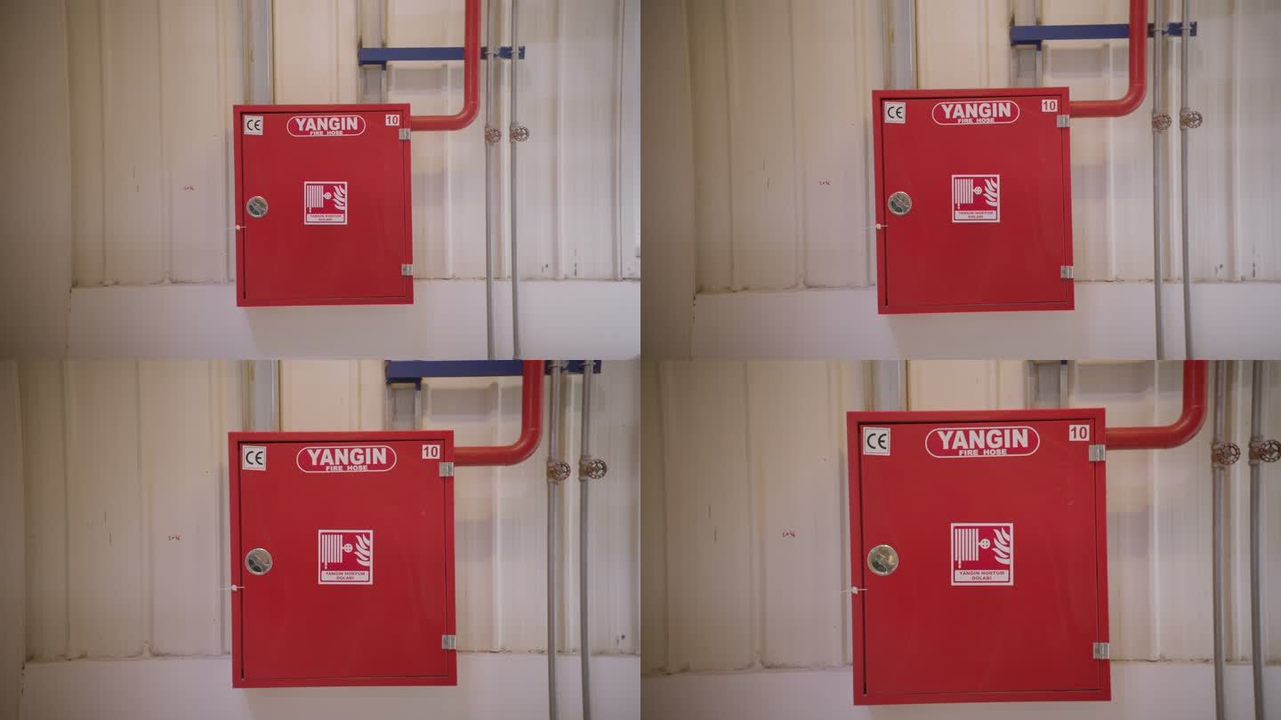 安全标志-危险、警告和警告标签-消防柜