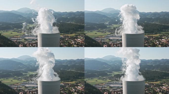 燃煤发电站从主动冷却塔排放气体造成的污染