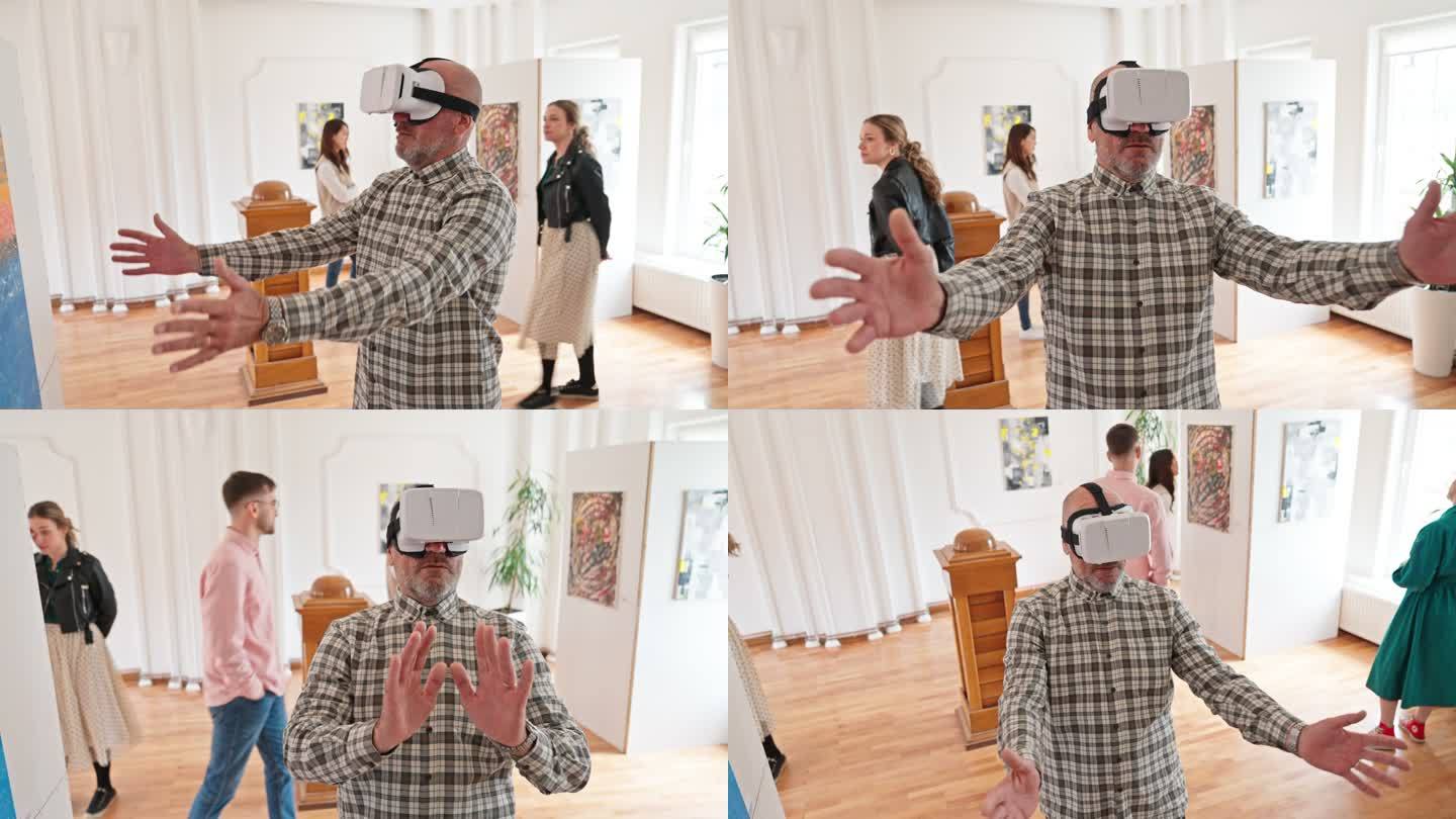 美术馆VR体验vr眼镜艺术画展虚拟现实空
