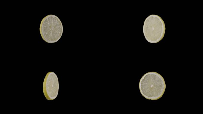 柠檬片旋转素材1080-50p