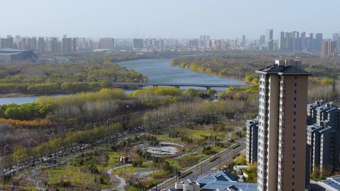 航拍北京通州大运河北京城市副中心-12