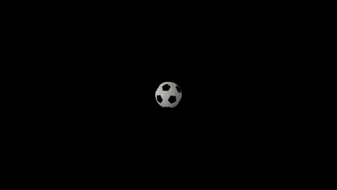 足球转场直线球弧线球3D带通道