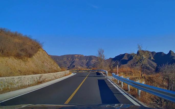 行车素材.北京妙峰山大禅路深秋跑山