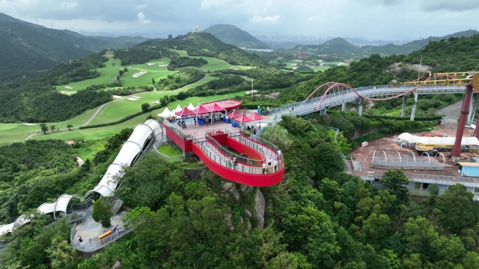 东部华侨城大峡谷登峰造极