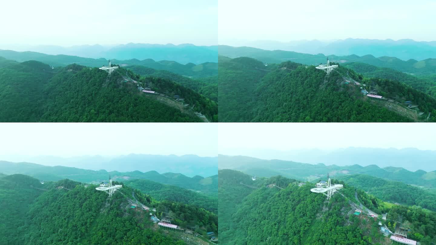 航拍 千岛湖 山水风光 小岛 天空之镜