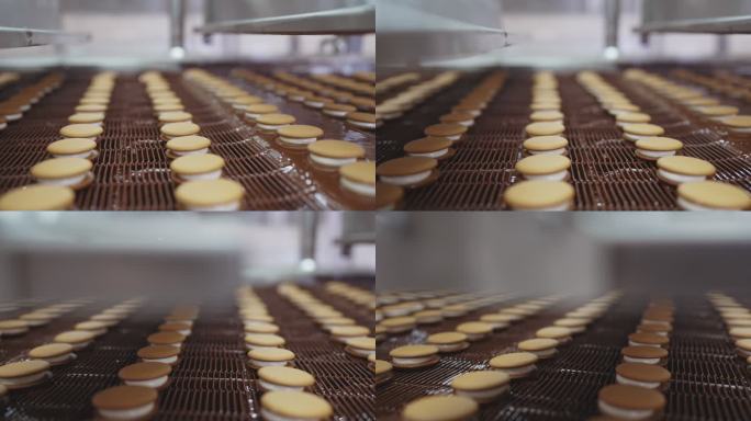 甜味食品工厂生产面包厂夹心奥利奥
