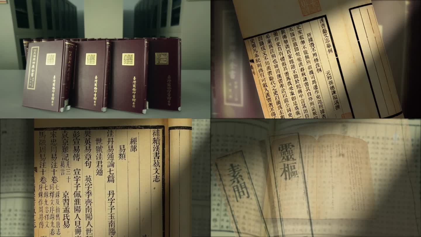 中国古籍《汉书艺文志》《四库全书》