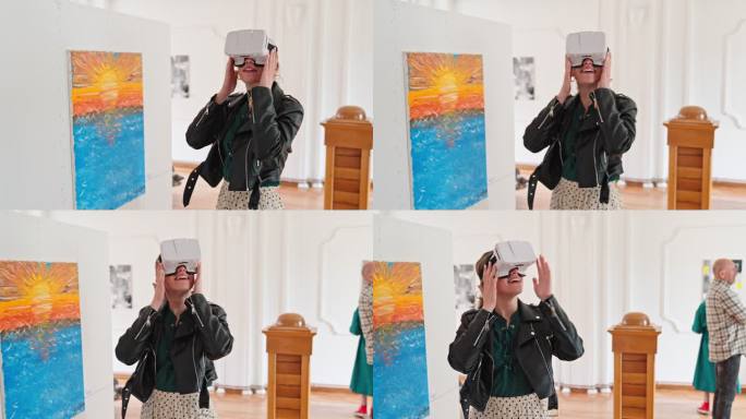 美术馆VR体验虚拟现实游戏眼镜互动体验模