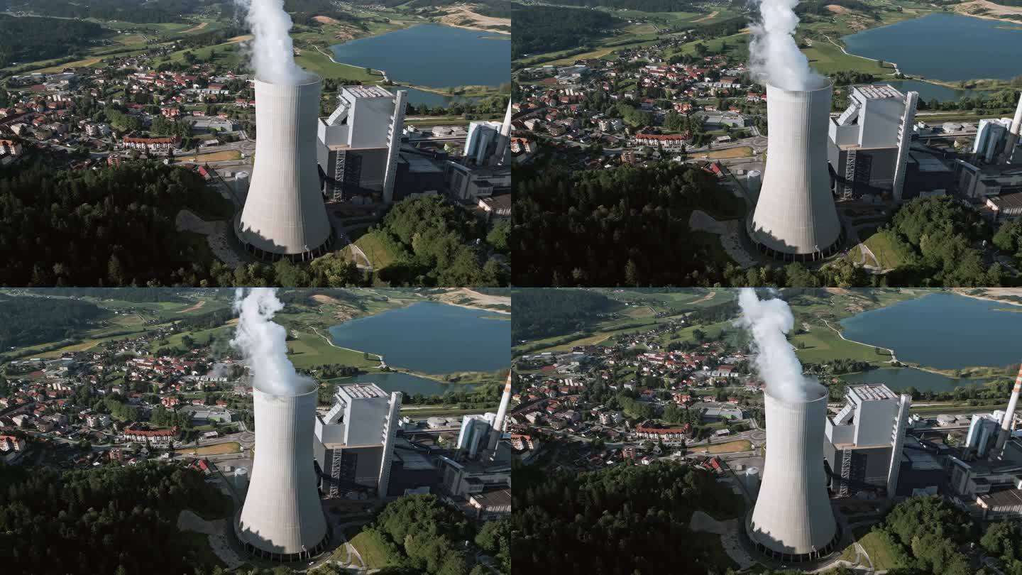 燃煤火力发电站排放气体的冷却塔