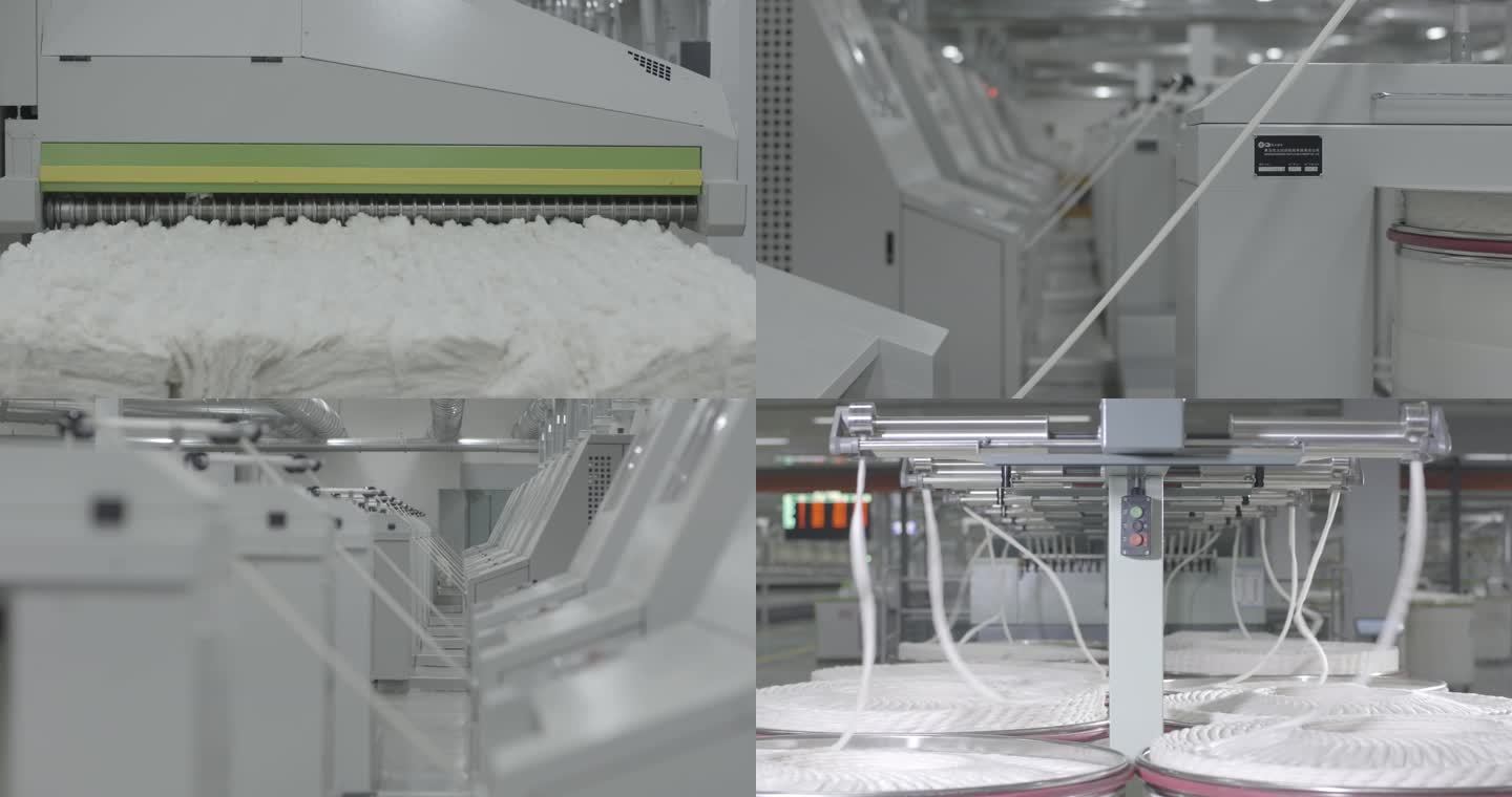 高科技棉纺织现代工厂