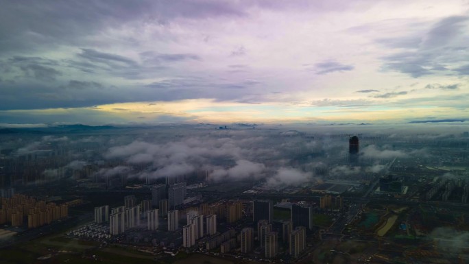 杭州城北城市延时