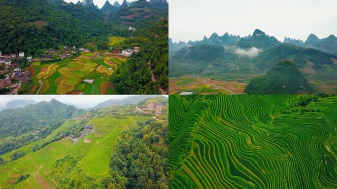 广西航拍 广西 高山 广西空镜 广西山水