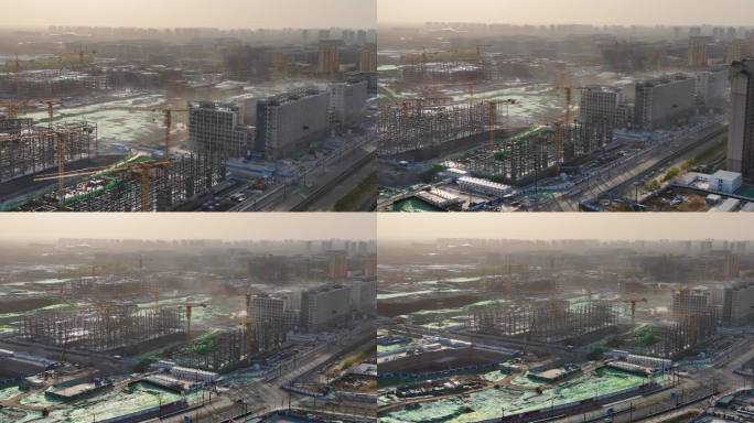航拍建设北京城市副中心-6
