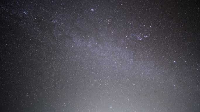 夜星时间流逝伴随流星雨