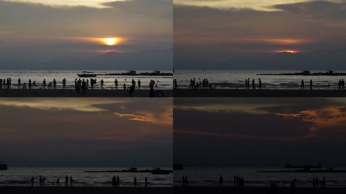 海边夕阳无限好