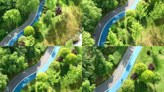 西安长安区梁家滩航拍