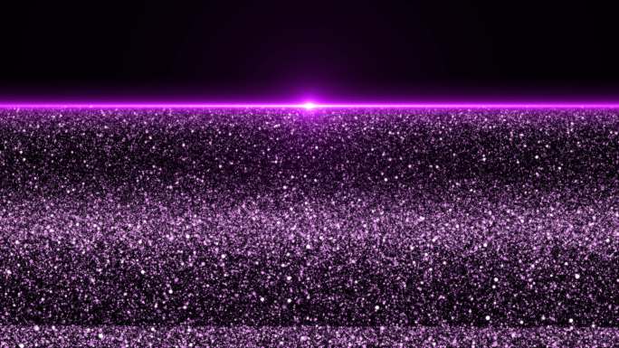 紫色闪光粒子瀑布
