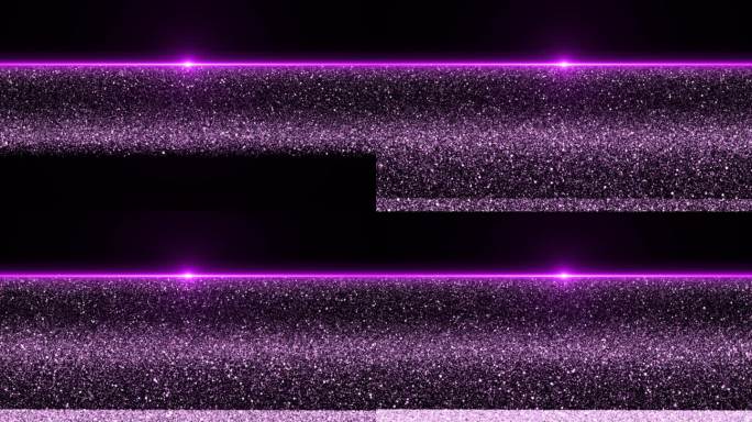紫色闪光粒子瀑布