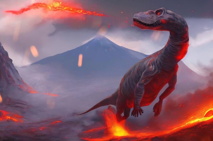 火山恐龙