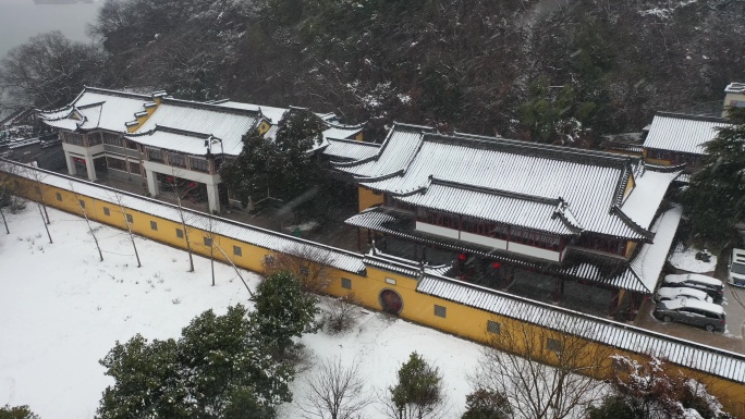 焦山雪景