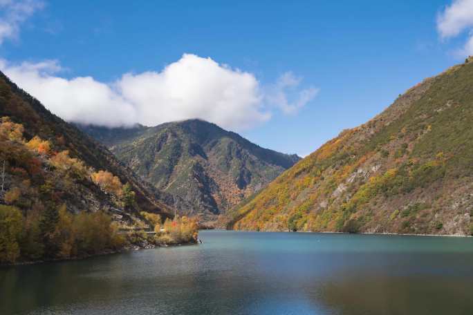 四川阿坝茂县松坪沟海子天空延时