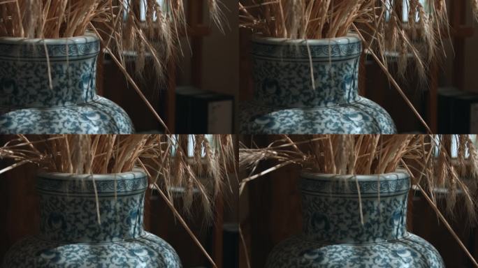 居家装饰用品视频花瓶麦穗