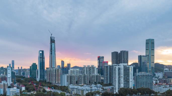 中国深圳罗湖建筑白昼风景