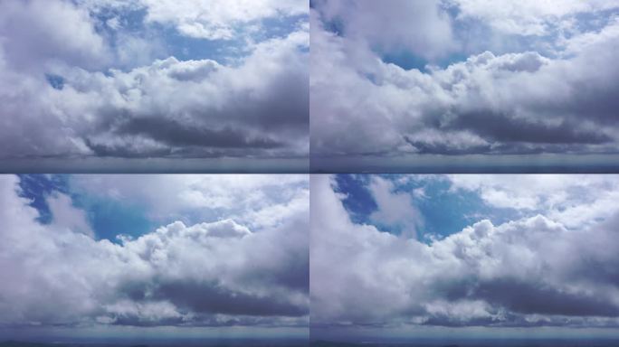 有厚度的云 动态天空 阳光 云海