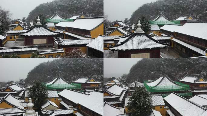 焦山雪景