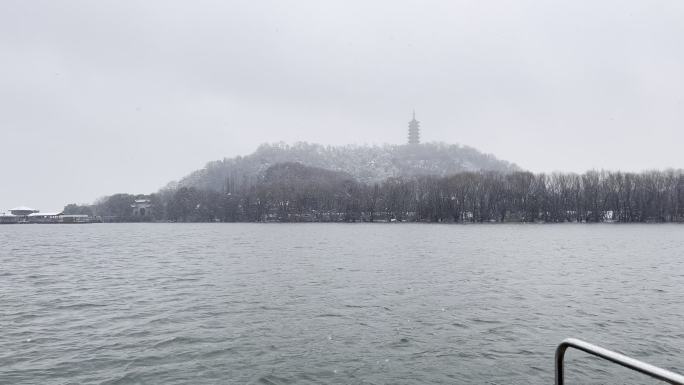 焦山雪景