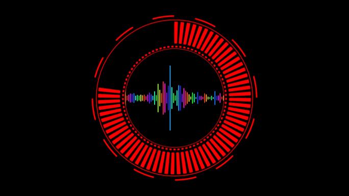 4K高科技语音识别通道视频红色2.1