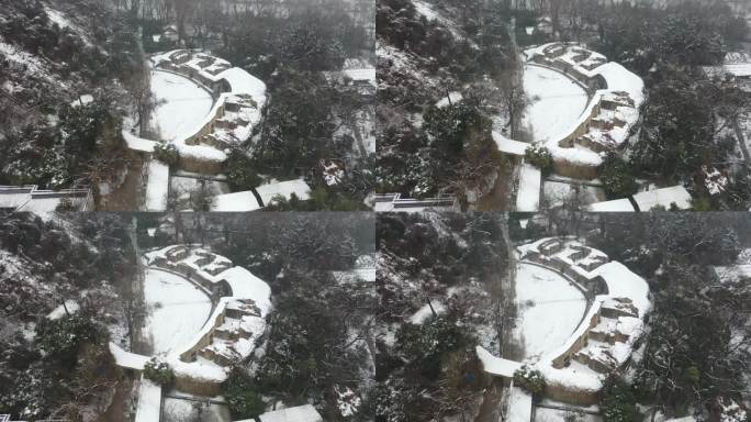 焦山雪景