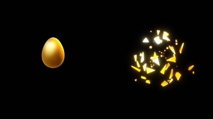 金蛋爆炸透明通道