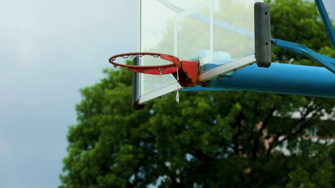 篮球框小清新夏日唯美空镜头