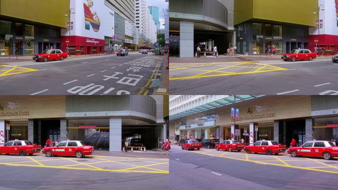 香港街景广东道尖沙咀海港城段4K老视频