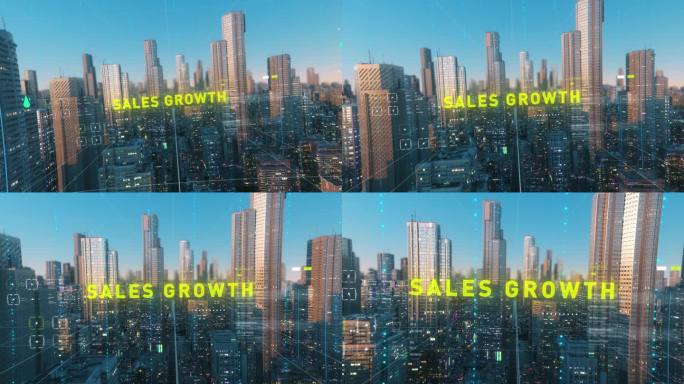 数字摘要智能城市销售增长标题
