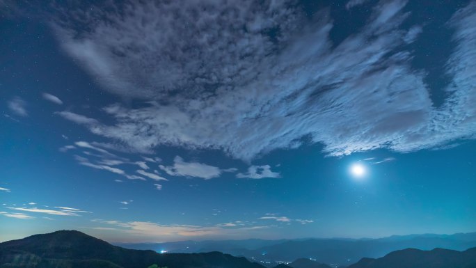 英仙座流星雨延时摄影