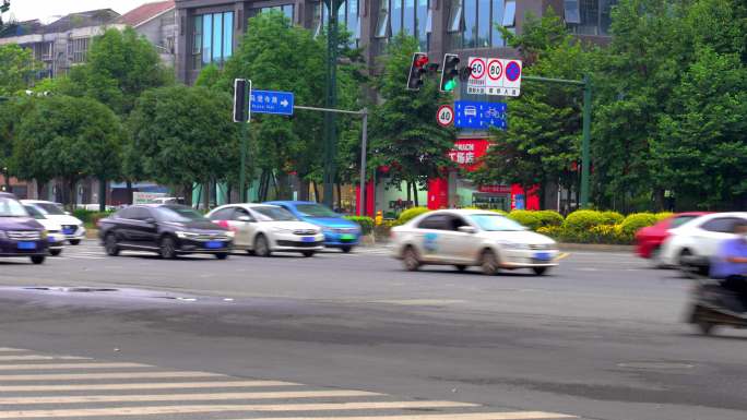 道路 路口 信号灯 倒数计时