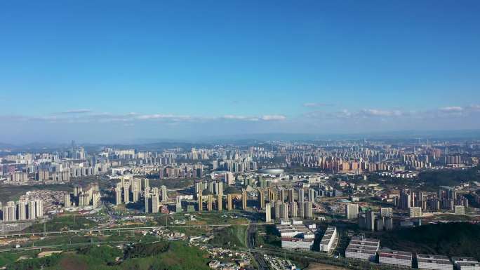 观山湖区城市航拍