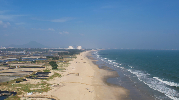 大海海浪航拍