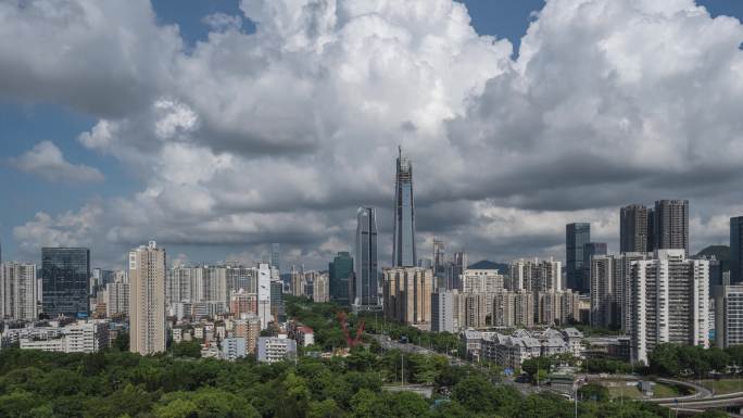 中国深圳罗湖建筑白昼风景