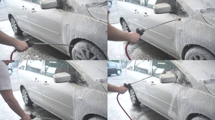 活性雪泡沫应用-洗车的重要部分