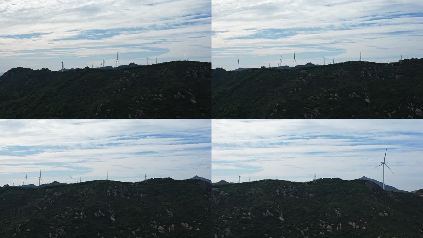 山顶风力涡轮机山顶风力发电涡轮机可持续发
